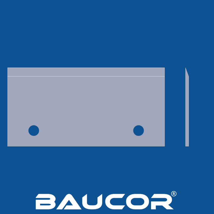 Smooth Edged Straight Blade
