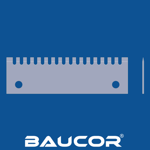 Tooth Perforation Straight Blade, Part Number 91029
