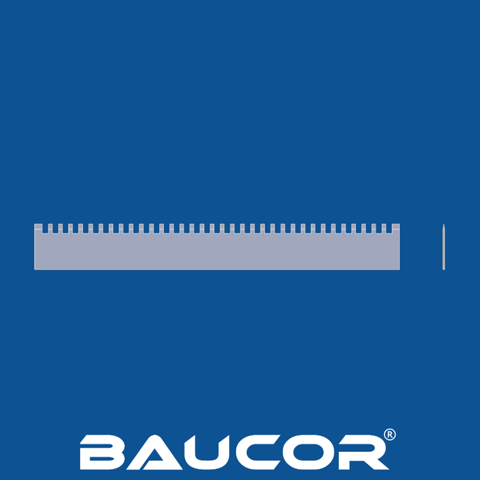 Precision machine cutting blade