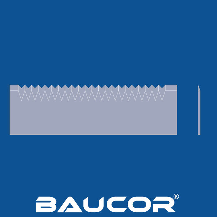 Diamond Tooth Perforation Straight Blade