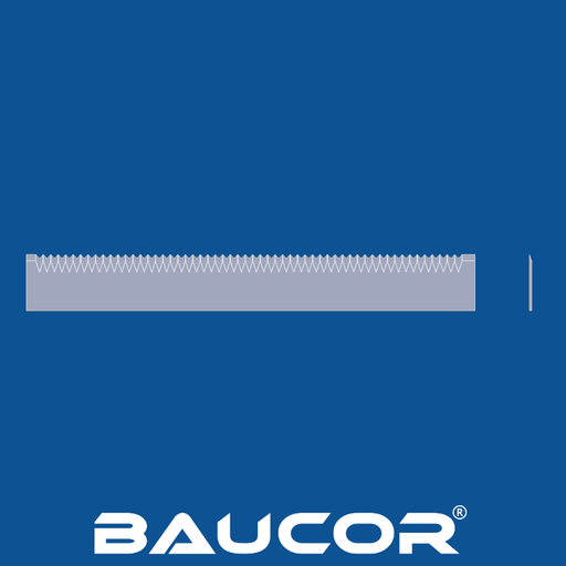 Precision scalloped cutting blade