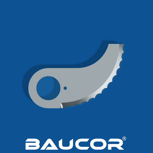 Long curved cutting blade